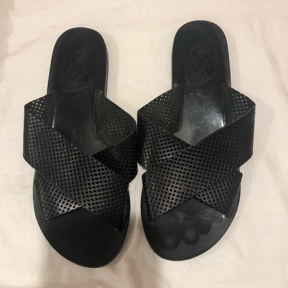 Slightly Worn Ancient Greek Sandals.